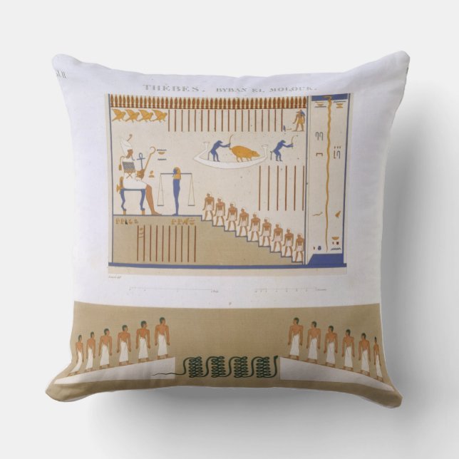 Illustrations of frescos from Byban el Molouk, The Cushion (Front)