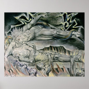 Illustrations of the Book of Job; Job's Evil Poster