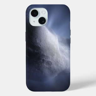 Illustrative Close-Up The Comet Tempel. iPhone 15 Case