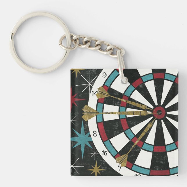 Illustrative Dart Board Key Ring (Front)