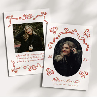 Illustrative Graduation Announcement