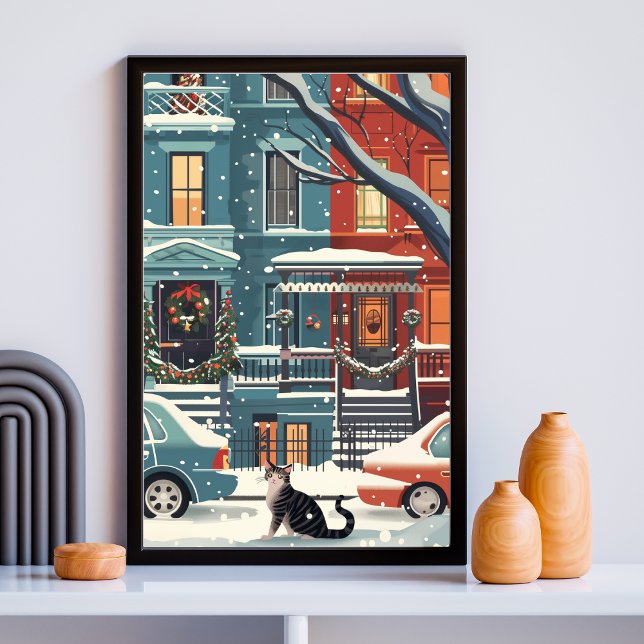 Illustrative New York city retro  Poster (Creator Uploaded)