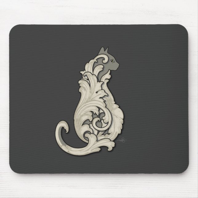 Illustrious Cat Mouse Pad (Front)