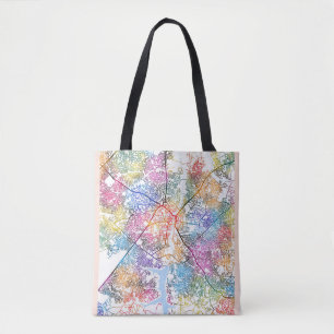 Ilorin Nigeria City Map Tote Bag