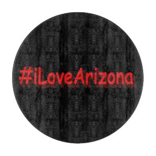 "#iLoveArizona " Cute Design. Buy Now Cutting Board