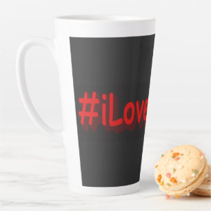 "#iLoveCanada" Cute Design. Buy Now Latte Mug