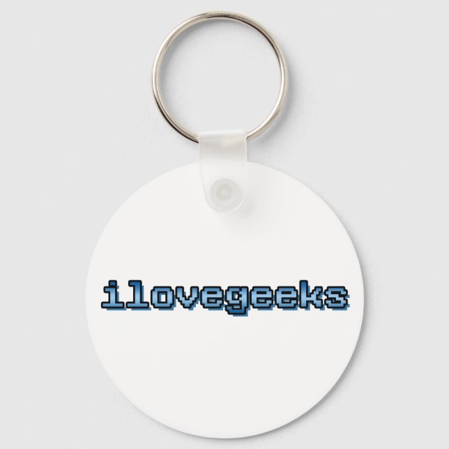 ilovegeeks key ring (Front)
