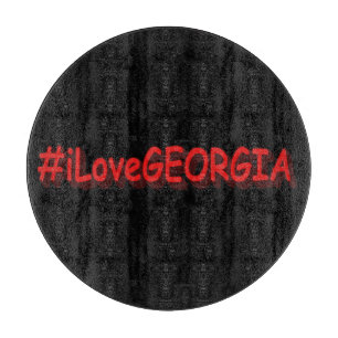 "#iLoveGEORGIA " Cute Design. Buy Now Cutting Board