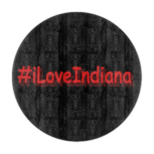"#iLoveIndiana " Cute Design. Buy Now Cutting Board
