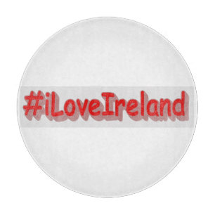 "#iLoveIrelands" Cute Design. Buy Now Cutting Board