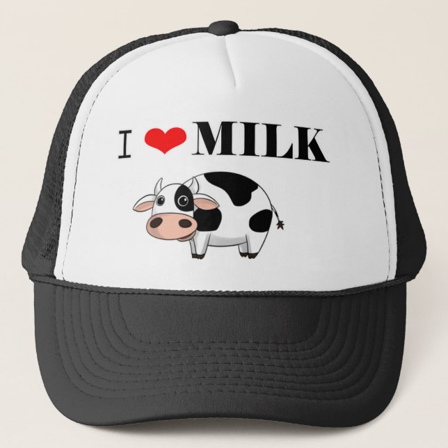 ilovemilk.png trucker hat (Front)