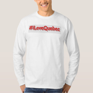 "#iLoveQuebec " Cute Design. Buy Now T-Shirt
