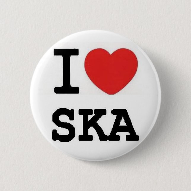 iloveska 6 cm round badge (Front)