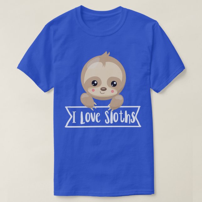 Ilovesloths T-Shirt (Design Front)