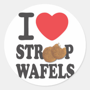 iLoveStroopwafels.com Sticker