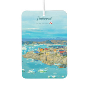 Ilulissat, Greenland - Iceberg Town Car Air Freshener
