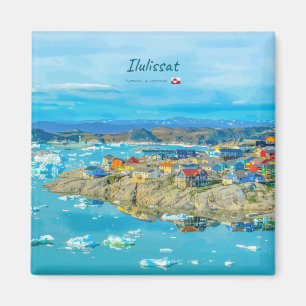 Ilulissat, Greenland - Iceberg Town Magnet