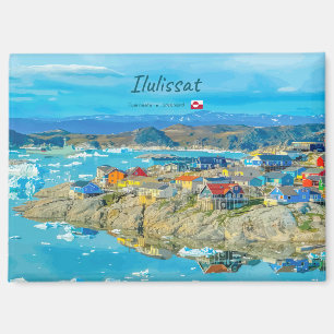 Ilulissat, Greenland - Iceberg Town Magnet