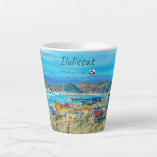 Ilulissat, Greenland - Iceberg Town Small Latte Mug