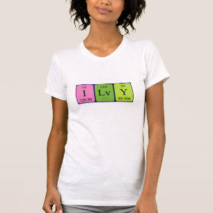 Ilvy periodic table name shirt
