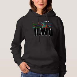 ILWU Container Yard Cloudy Longshore  Hoodie