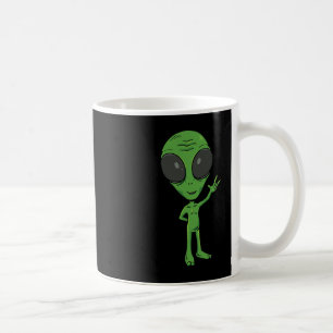 ILY Alien ASL Hand Gesture Deaf Hearing Loss Aware Coffee Mug