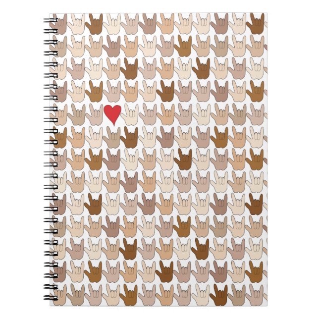 ILY Hands Notebook (Front)