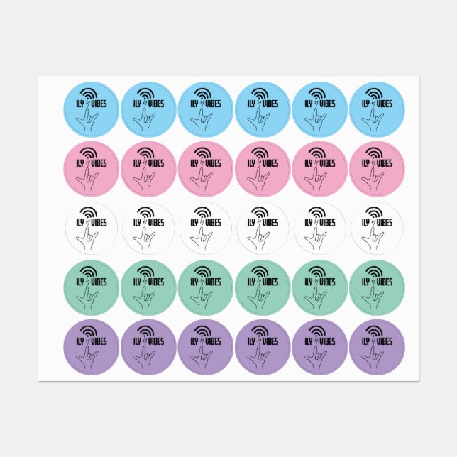 ILY Vibes - ASL Design  (Sheet)