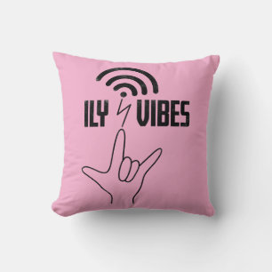ILY Vibes - ASL Design  Cushion