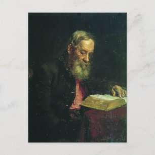 Ilya Repin- Portrait of Efim Repin Postcard