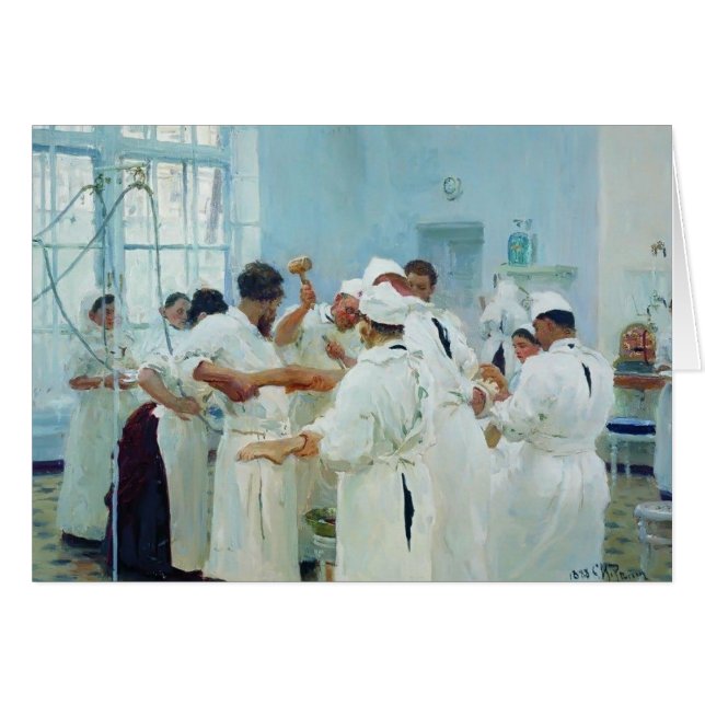 Ilya Repin- The Surgeon in Operating Theatre (Front Horizontal)
