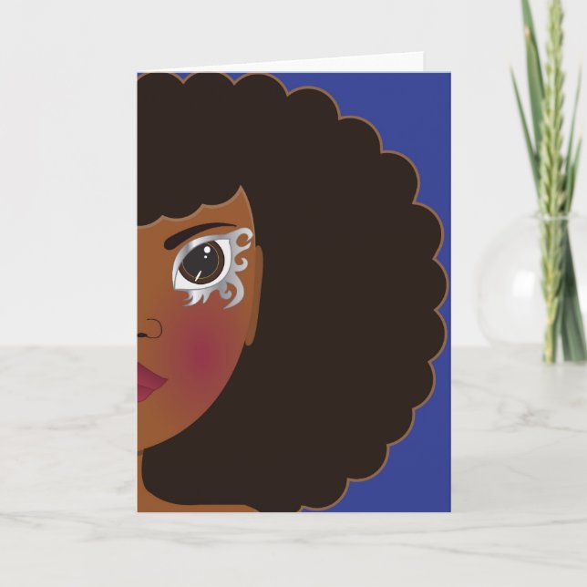 I'Lythia (Blue) Greeting Card (Front)
