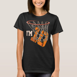 I'm 10 Basketball Theme Birthday Party Celebration T-Shirt