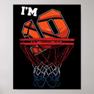 I'm 10 Years Old Sketll Net Ll Game Gift Birthday  Poster