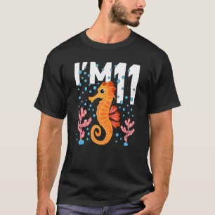 I'm 11 bday Seahorse 11th Birthday Seahorse T-Shirt