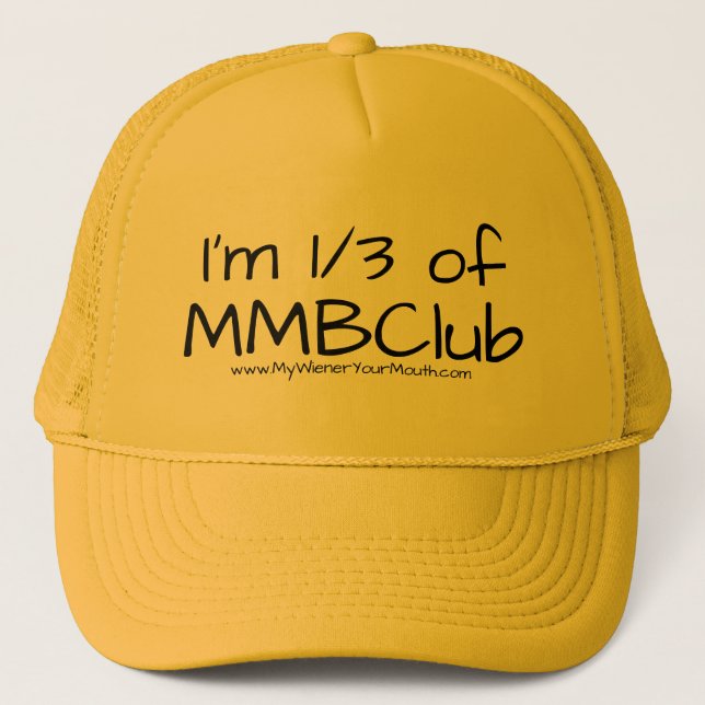 I'm 1/3 of MMBClub hat, with URL Trucker Hat (Front)