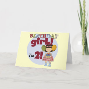 I'm 2 Birthday Girl T-shirts and Gifts Card