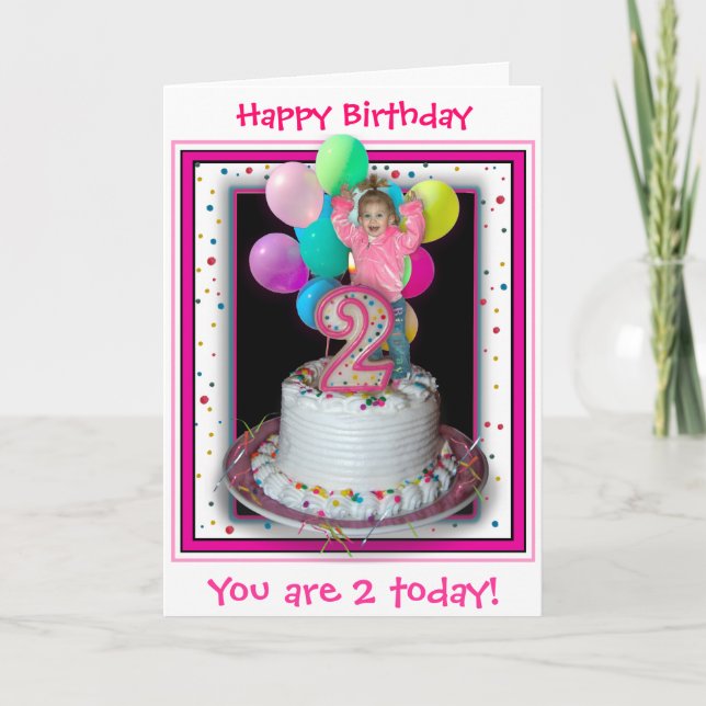 I'm 2! card (Front)