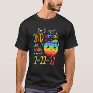 I'm 2Nd Grade On Twosday 02-22-2022 Pop It Cute Tw T-Shirt