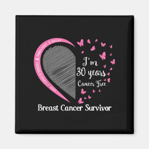 Im 30 Years Cancer Free Breast Cancer Survivor Fam Magnet