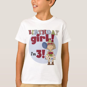 I'm 3 Birthday Girl Tshirts and Gifts