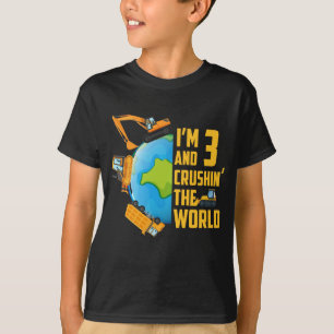 I'm 3 years old & crushin't the world, teen boy T-Shirt