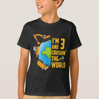 I'm 3 years old & crushin't the world, teen boy T-Shirt