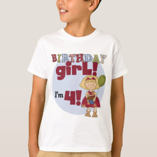 I'm 4 Birthday Girl T-shirts and Gifts