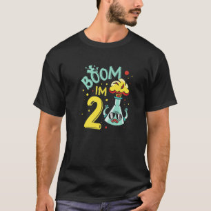 I'm 4 Science Future Scientist Happy Birthday Pre T-Shirt