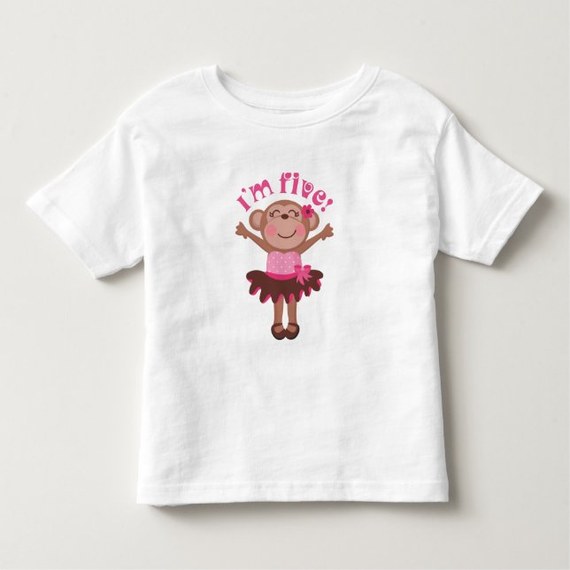Im 5 Birthday Gift Idea Toddler T-Shirt (Front)