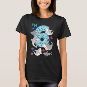 I'm 6 6th Birthday Crew Shark Theme Family Matchin T-Shirt