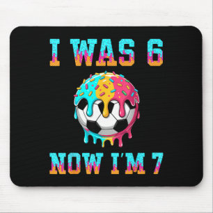 I'm 6 7 Soccer 7th Birthday Mouse Pad