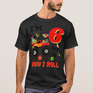 Im 6 This Is How I Roll 6 Year Old Boy Or Girl Mon T-Shirt