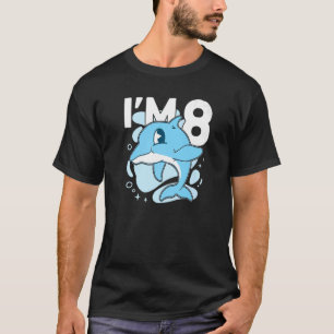 I'm 8 bday Dolphin 8th Birthday Dolphin T-Shirt